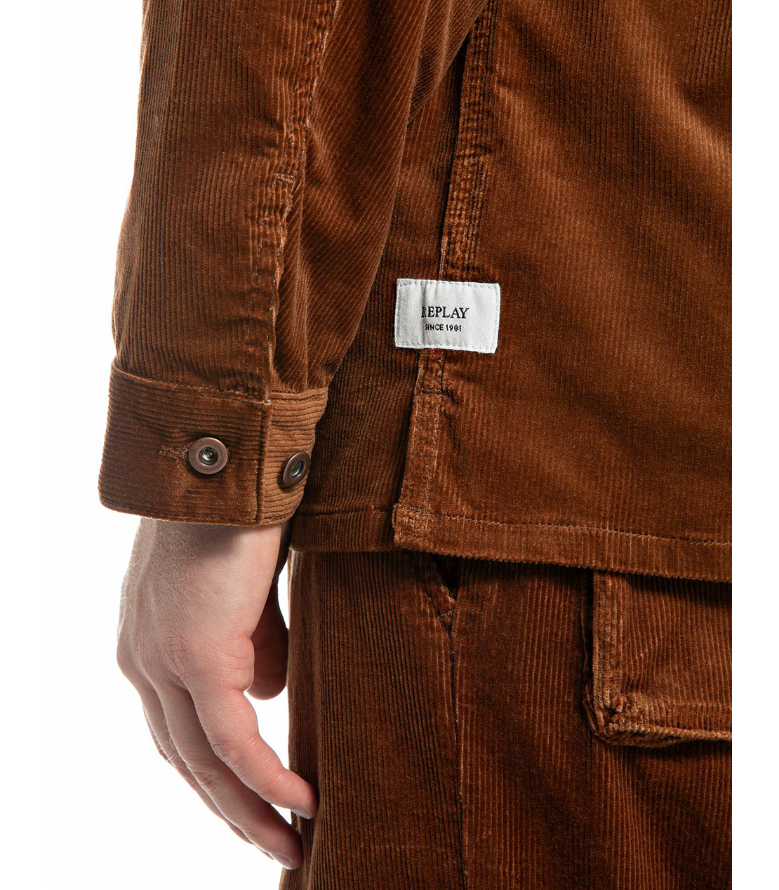 コーデュロイ オーバーシャツ 詳細画像 ブランデー 5